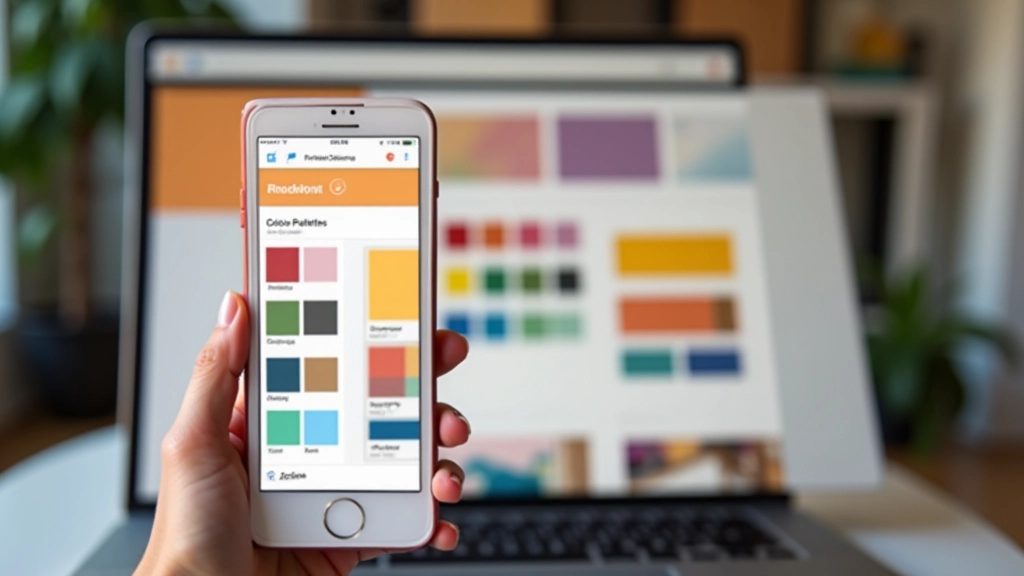 Webdesign consultatie met Coolors tool