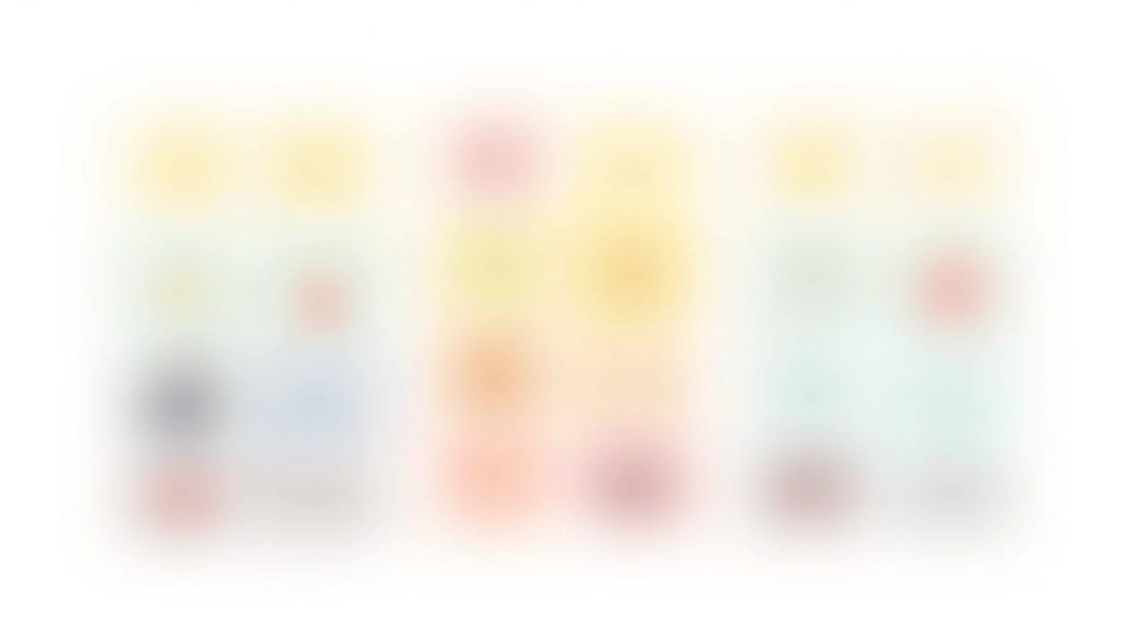 Kleurenmatrix met donkere en lichte achtergronden, tekstkleuren getest op elk, rode X's voor mislukkingen, groene vinkjes voor successen