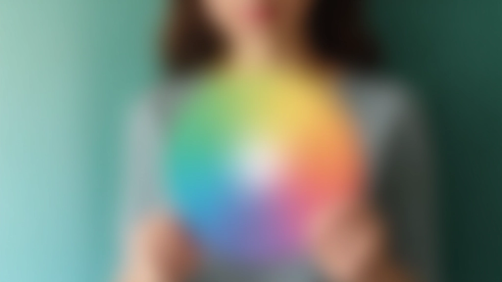 Kleurenwielen met drie opeenvolgende kleuren gemarkeerd, groen-blauw-paars analogisch schema